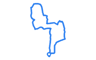 Route shape for Route 2 at Scarborough DTC