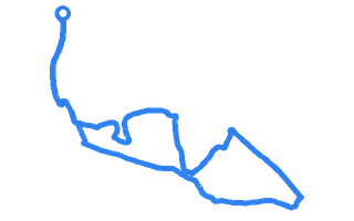 Route shape for Route 8 at Scarborough DTC