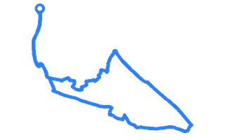 Route shape for Route 9 at Scarborough DTC