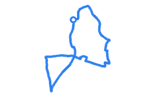 Route shape for Route 10 at Scarborough DTC