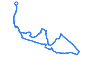 Route shape for Route 12 at Scarborough DTC