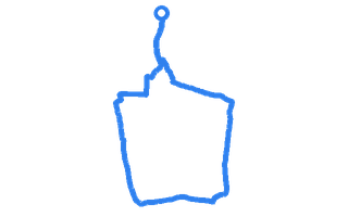 Route shape for Route 13 at Scarborough DTC