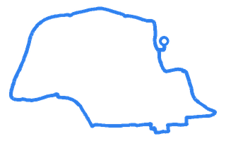 Route shape for Route 2 at Scunthorpe DTC