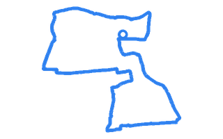 Route shape for Route 15 at Scunthorpe DTC