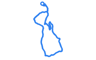 Route shape for Route 5 at Sevenoaks DTC