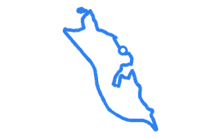 Route shape for Route 10 at Sevenoaks DTC