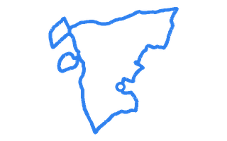 Route shape for Route 11 at Sevenoaks DTC