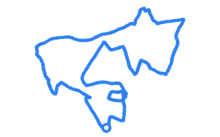Route shape for Route 12 at Sevenoaks DTC