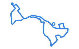 Route shape for Route 3 at Sheffield (Handsworth) DTC