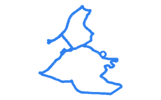 Route shape for Route 7 at Sheffield (Handsworth) DTC