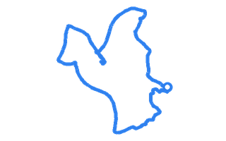 Route shape for Route 9 at Sheffield (Handsworth) DTC