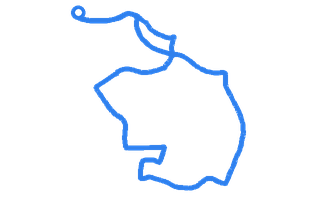 Route shape for Route 12 at Sheffield (Handsworth) DTC