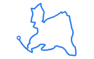 Route shape for Route 7 at Sheffield (Middlewood Road) DTC