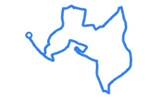 Route shape for Route 8 at Sheffield (Middlewood Road) DTC