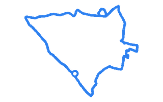 Route shape for Route 13 at Sheffield (Middlewood Road) DTC