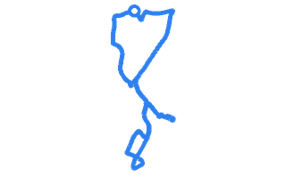 Route shape for Route 3 at Shrewsbury DTC
