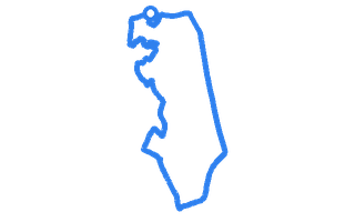 Route shape for Route 9 at Shrewsbury DTC