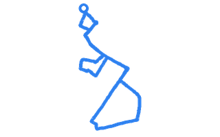Route shape for Route 11 at Shrewsbury DTC