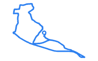 Route shape for Route 5 at Sidcup DTC