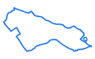 Route shape for Route 13 at Sidcup DTC