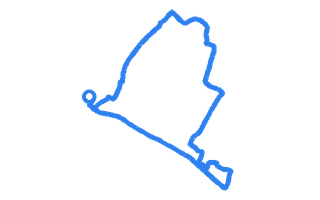 Route shape for Route 16 at Sidcup DTC