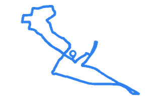 Route shape for Route 19 at Sidcup DTC