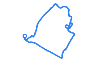 Route shape for Route 21 at Sidcup DTC