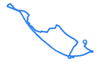 Route shape for Route 25 at Sidcup DTC