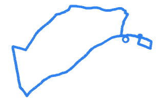 Route shape for Route 2 at Skegness DTC