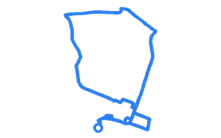 Route shape for Route 7 at Skegness DTC