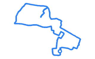 Route shape for Route 8 at Skegness DTC