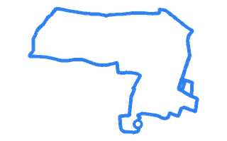 Route shape for Route 12 at Skegness DTC