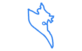 Route shape for Route 4 at Skipton DTC