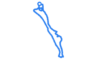 Route shape for Route 13 at Skipton DTC