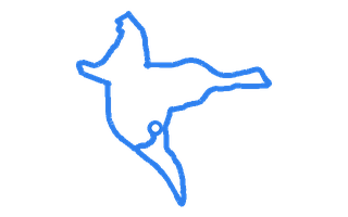 Route shape for Route 14 at Skipton DTC