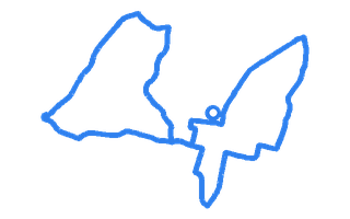 Route shape for Route 1 at Slough DTC