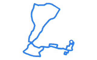 Route shape for Route 4 at Slough DTC