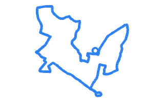 Route shape for Route 7 at Slough DTC