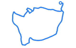 Route shape for Route 9 at Slough DTC