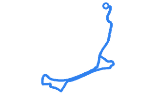 Route shape for Route 10 at Slough DTC