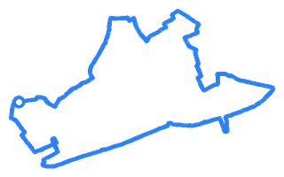 Route shape for Route 7 at South Shields DTC