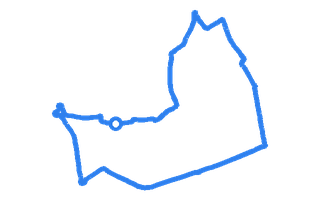 Route shape for Route 12 at South Shields DTC