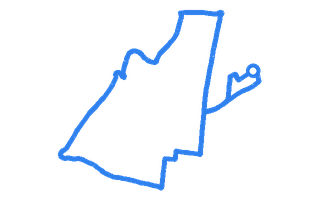 Route shape for Route 1 at Southall DTC