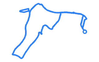 Route shape for Route 5 at Southall DTC