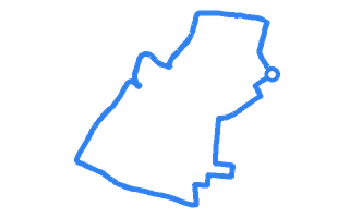 Route shape for Route 7 at Southall DTC