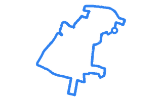Route shape for Route 10 at Southall DTC