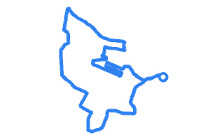 Route shape for Route 2 at Southampton (Forest Hills) DTC