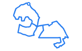 Route shape for Route 5 at Southampton (Forest Hills) DTC