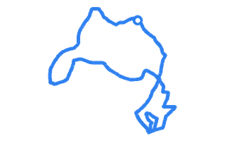 Route shape for Route 6 at Southampton (Forest Hills) DTC