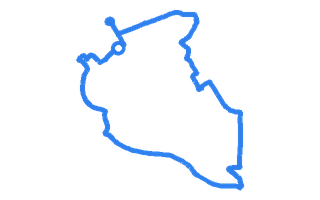 Route shape for Route 6 at Southampton (Maybush) DTC